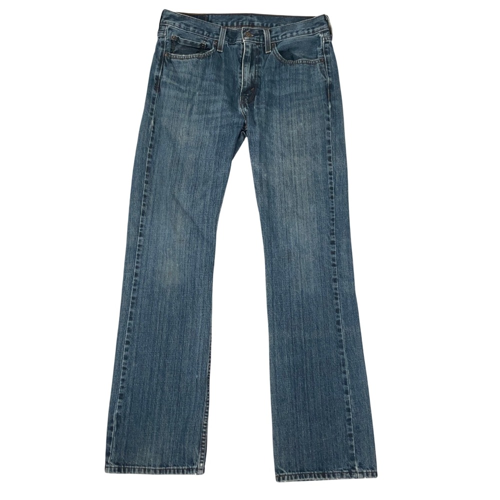 Levis 527 Jeans Mens 32x34 Blue Slim Bootcut Everyday Western Denim Casual USA